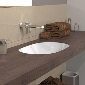 Lavabo da appoggio Villeroy & Boch Architectura, forma ovale, dimensioni 63 x 43 cm, senza troppofilo, finitura non lucida