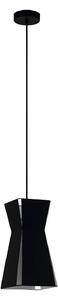 Lampada a sospensione Valecrosia, nero, 18 x 18 cm