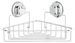Mensola angolare autoportante in metallo per bagno in argento Bestlock Bath - Compactor