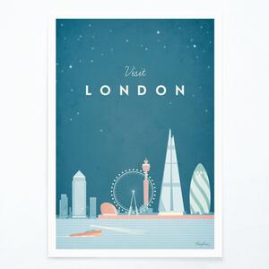 Poster , 30 x 40 cm London - Travelposter
