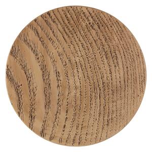 Gancio da parete con decoro in legno di quercia , ⌀ 8 cm Melle - Wenko