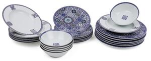 Set di piatti in porcellana da 24 pezzi Kutahya Maledives - Kütahya Porselen