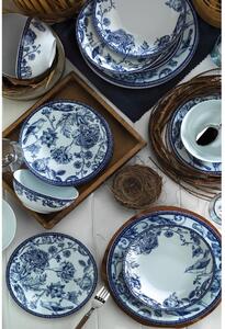 Set di piatti in porcellana da 24 pezzi Fiori - Kütahya Porselen