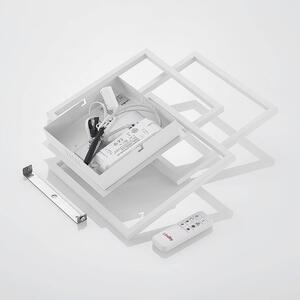 Lindby - Qiana Quadrato Plafoniera LED Bianco