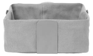 Cestino per il pane in tessuto grigio chiaro Pane, 26 x 26 cm - Blomus