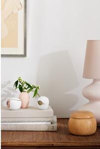 Vasi in porcellana dipinti a mano bianco/rosa in set di 3 pezzi Hammershøi - Kähler Design
