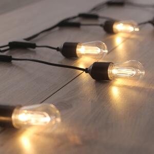 Catena luminosa a LED Lampadina, 10 luci, lunghezza 8 m - DecoKing