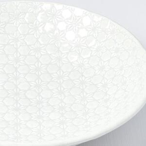 Piatto fondo Star in ceramica bianca, ø 24 cm White Star - MIJ
