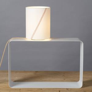 Lumbono Lampada da tavolo Piroscafo N°17 vela bianco/rosso