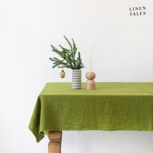 Tovaglia di lino 140x140 cm Christmas Green - Linen Tales
