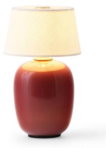 Menu Torso lampada LED da tavolo con accu, rubino