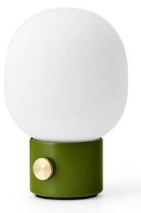 Menu JWDA lampada LED da tavolo con accu, verde
