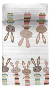 Copriletto in cotone per bambini 260x180 cm Rabbit family - Moshi Moshi