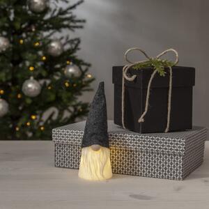 Decorazione luminosa bianco-nera con motivo natalizio ø 6,5 cm Joylight - Star Trading