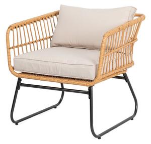 Set di 2 sedie da giardino in rattan artificiale Vistdal - Bonami Essentials