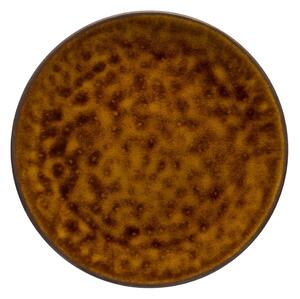 Vassoio in gres marrone , ⌀ 28 cm Roda - Costa Nova
