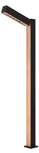 Lucande - Taskalin Lampada da Giardino H90 Black/Wood Lucande