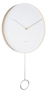 Orologio da parete bianco , ø 34 cm Pendulum - Karlsson