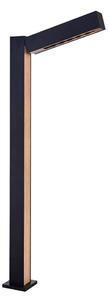 Lucande - Taskalin Lampada da Giardino H70 Black/Wood Lucande