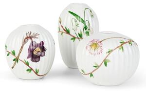 Vasi in porcellana bianca dipinti a mano in set di 3 pezzi Hammershøi - Kähler Design