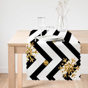 Runner da tavola Colorful White Zigzag, 45 x 140 cm - Minimalist Cushion Covers