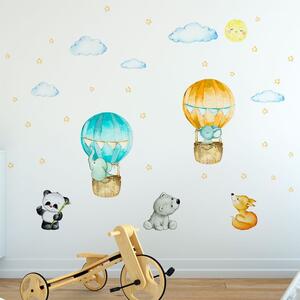 Adesivi murali per bambini Palloncini e stelle - Ambiance