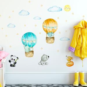 Adesivi murali per bambini Palloncini e stelle - Ambiance