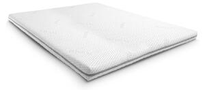 Topper in schiuma a memoria di forma, modello Premium, dimensioni 120 x 200 cm, altezza 8 cm, grado di rigidità H3, con rivestimento antibatterico