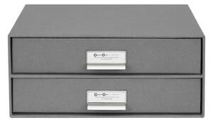 Cassetto portadocumenti grigio a 2 livelli , 33 x 22,5 cm Birger - Bigso Box of Sweden