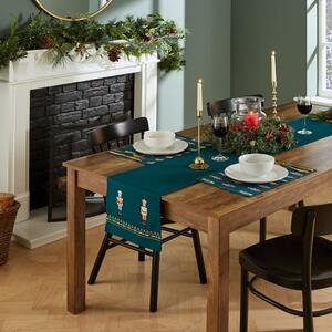 Runner da tavola in cotone con motivo natalizio 33x220 cm Nutcracker - Catherine Lansfield