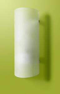 Applique classico Hanko bianco, in vetro, 26.0 x 10.5 cm