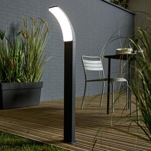 Lampione da giardino LAKKO H 96 cm, Modulo LED, in alluminio, antracite, 1500LM MAX12W IP44 4000K INSPIRE