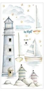 Set di adesivi murali Port By Night, 50 x 100 cm Port by Night - Dekornik