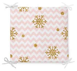 Cuscino natalizio in misto cotone a righe pastello, 42 x 42 cm - Minimalist Cushion Covers