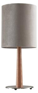 Lucande Heily da tavolo, cilindro, 30 cm, grigio