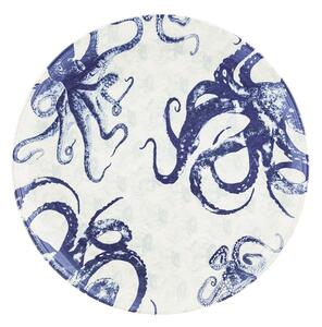 Piatto da portata in ceramica blu e bianca, ø 37 cm Positano - Villa Altachiara