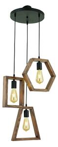 Lampada a sospensione in legno di carpino Simetri - Opviq lights