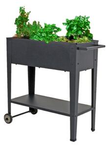 Vaso da fiori mobile in metallo - Garden Pleasure