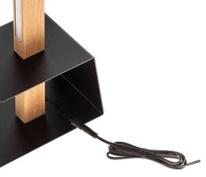 Envostar - Lineo LED Piantana Wood/Black Envostar
