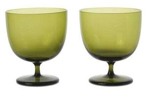 Ferm LIVING - Host Water Glasses Set of 2 Moss Green ferm LIVING