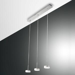 Fabas Luce Lampada LED a sospensione Dunk, 3 luci