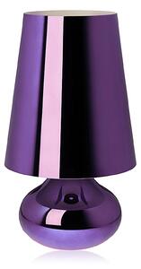 Kartell Cindy lampada LED da tavolo viola metallic
