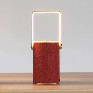 LOOM DESIGN Silo 1 lampada, speaker BT, rosso