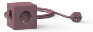 Avolt Stikdåser - Square 1 USB A & Magnet 1,8m Rusty Red Avolt