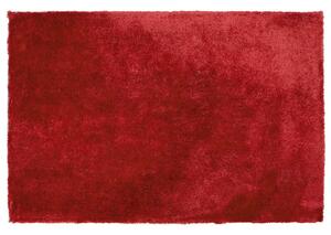 Tappeto shaggy rosso 140 x 200 cm Beliani