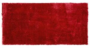 Tappeto shaggy rosso 80 x 150 cm Beliani