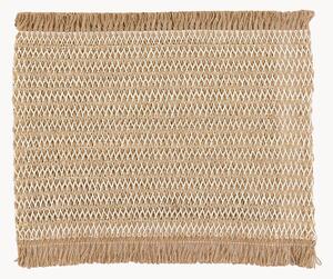 Set di 4 tovagliette in iuta Striped