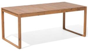 Tavolo da giardino rettangolare in legno da 180cm Beliani