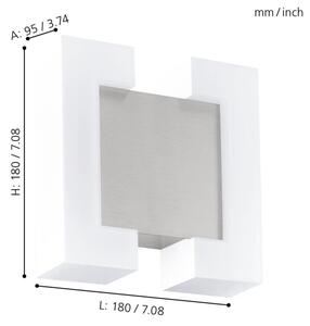 Eglo 95987 - Applique da esterno LED SITIA 2xLED/4,8W IP44