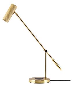 Globen Lighting - Hubble Read Lampada da Tavolo w/Wireless Charging Brushed Brass Globen Lightin